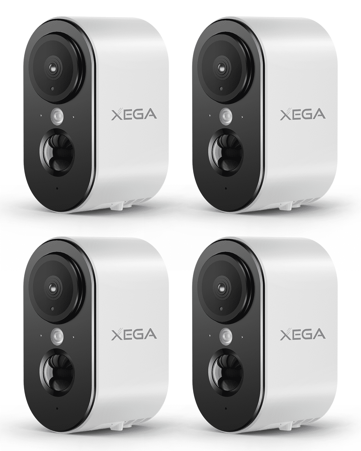 Xega 4G LTE Innen Kamera tragbare, 2K Super HD, 3MP Farbe Nachtsicht, 2-Wege Audio & 6000mAh Batterie