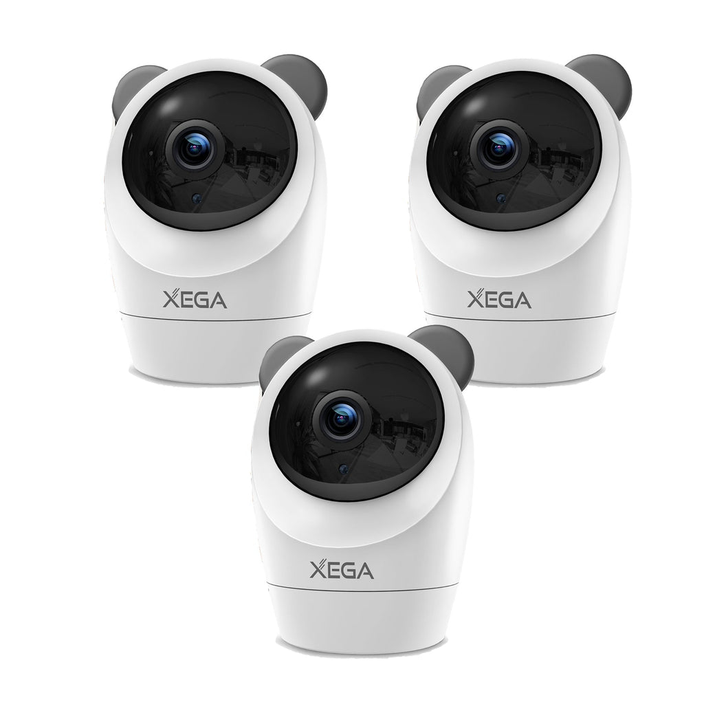 Xega 4G Cámara Vigilancia Interior con Tarjeta SIM,24/7 Grabación Continua Camara sin Wi-Fi,355°P 60° T, 2K Visión Nocturna,Detección PIR,Audio Bidireccional,TF & Cloud,Personas/Mascotas/Ancianos