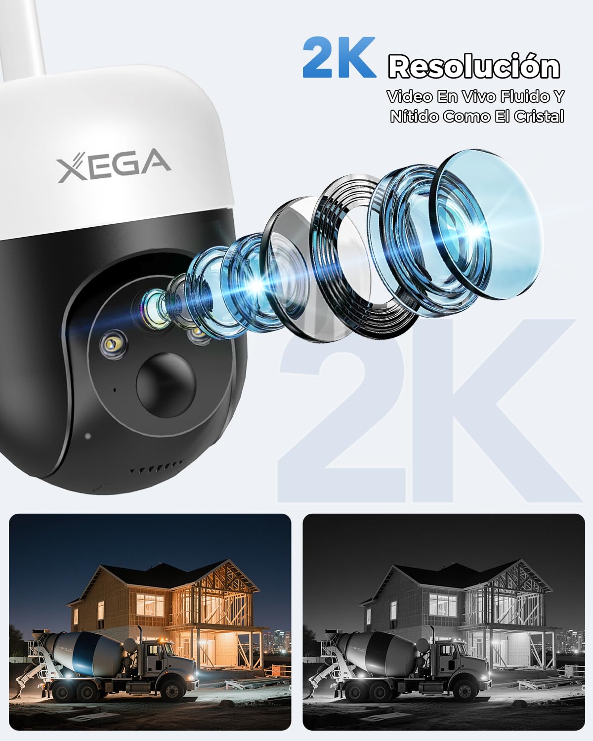4G LTE Cámara Solar con Tarjeta SIM, 2K 3MP Exterior Inalámbrica, Camara Vigilancia PTZ con Visión Nocturna Detección Personalizada Proyector/Sirena Alertas en App y Almacenamiento TF/Nube(Sin WiFi)