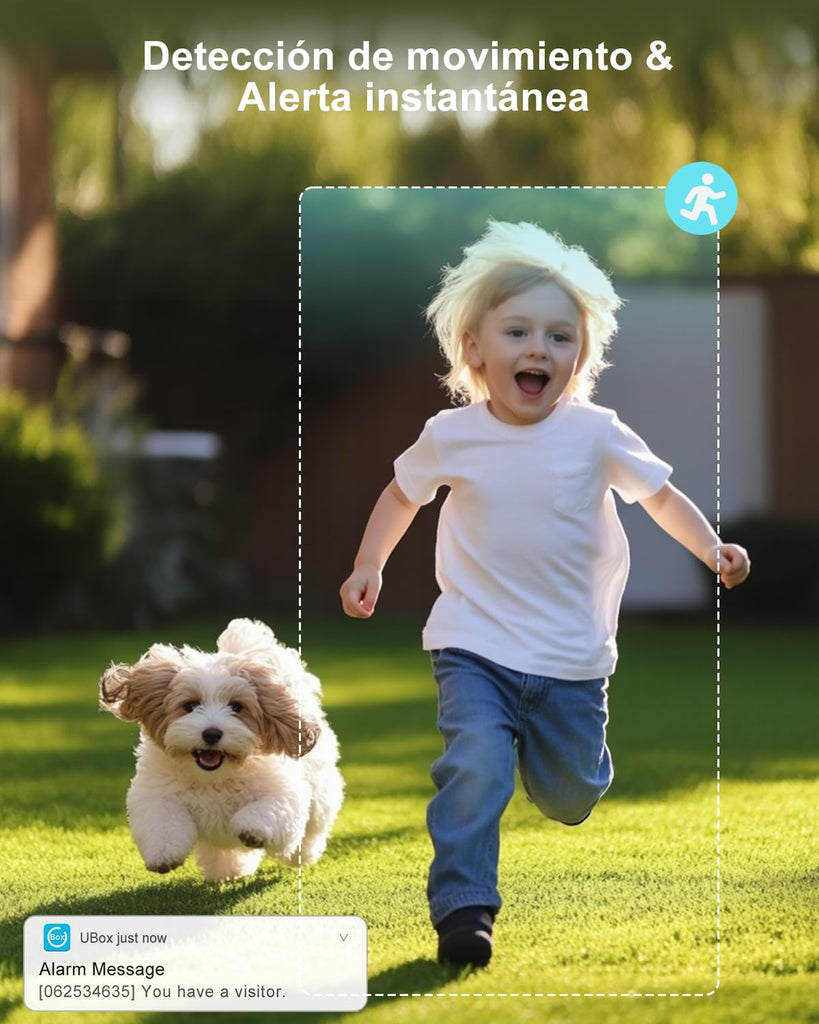 Xega 4G Camara Exterior con Tarjeta SIM【24/7 Grabación Continua】 2K PTZ Cámara Vigilancia con Cable, Seguimiento Automático AI Detección Humano Instanrt Alerta, IP66, Tarjeta SIM incluida