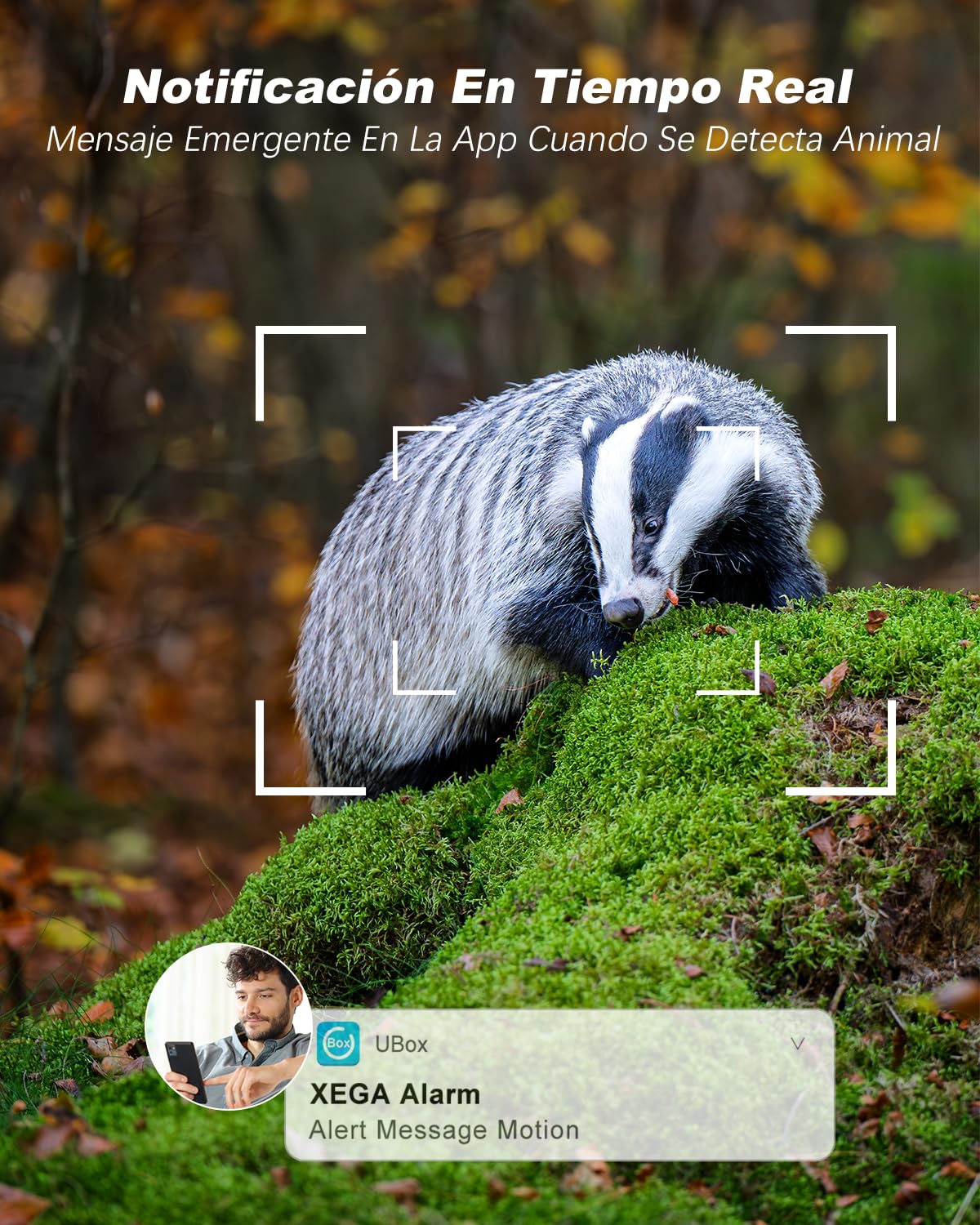 Xega 4G Camara De Caza Solar con Tarjeta SIM, 2K 3MP Exterior Fototrampeo Inalámbrica PTZ con Visión Nocturna Detección Personalizada Proyector/Sirena Alertas en App y Almacenamiento TF/Nube(Sin WiFi)