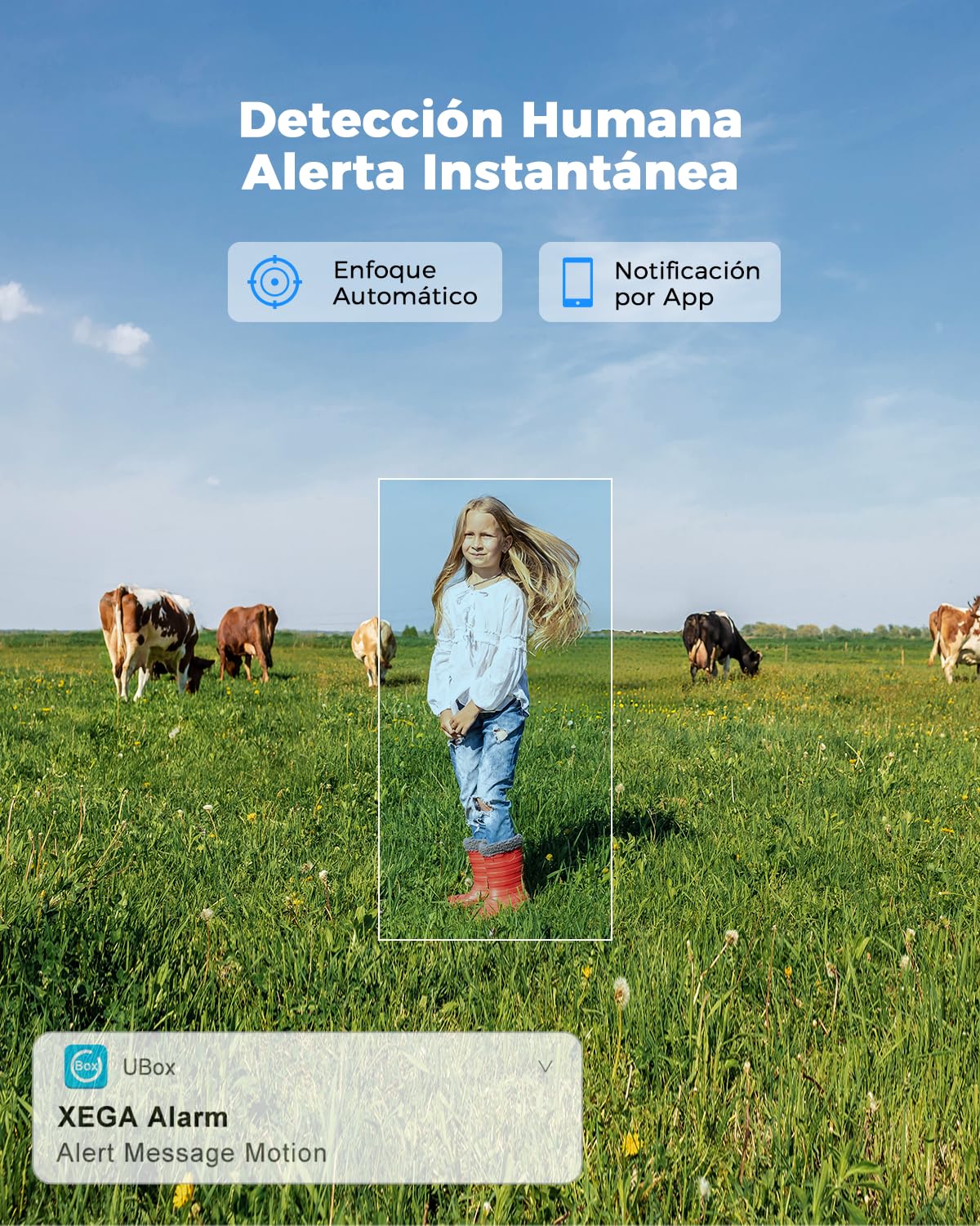 Xega 5MP【10X Óptico Zoom】4G LTE Cámara Vigilancia con Tarjeta SIM 20W Panel Solar 30,000 mAh Batería Grabación 24/7 Camara sin Wifi Exterior Detección Humana Visión Nocturna 100ft Audio Bidireccional