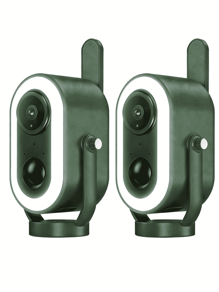 Xega 4G LTE Cámara de Seguridad Magnética con Tarjeta SIM Portátil Exterior | 2K HD Celular Cámara de Seguridad Batería 6000mAh Detección PIR Humana para Autocaravanas/Camping/Viajes/Picnic IP65