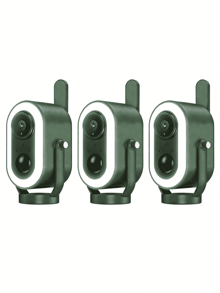 Xega 4G LTE Cámara de Seguridad Magnética con Tarjeta SIM Portátil Exterior | 2K HD Celular Cámara de Seguridad Batería 6000mAh Detección PIR Humana para Autocaravanas/Camping/Viajes/Picnic IP65