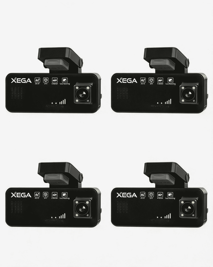 XEGA 2K 4G LTE Dashcam Auto Vorne Hinten mit SIM Karte, Dashcam mit Parküberwachung, App-Zugriff, 2-Wege Talk, Bewegungserkennung, Nachtsicht, GPS, Privater Modus.