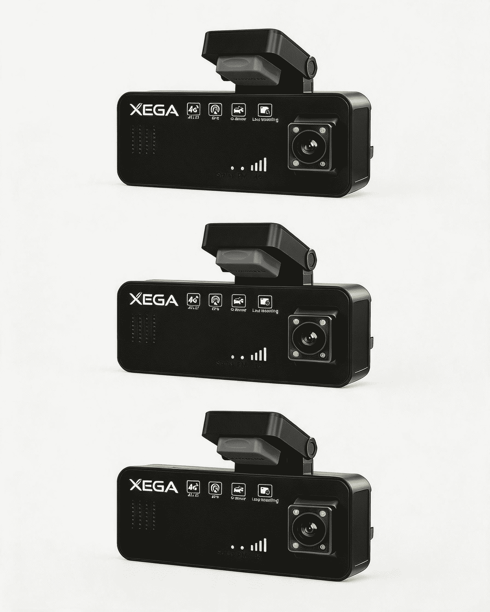 XEGA 2K 4G Dash CAM Coche con Tarjeta SIM, Camara Coche Grabadora sin WiFi, Visión en Vivo Remota, Detección Movimiento/Colisión, Monitor de Aparcamiento, Audio Bidireccional, Nocturna, GPS, OBD
