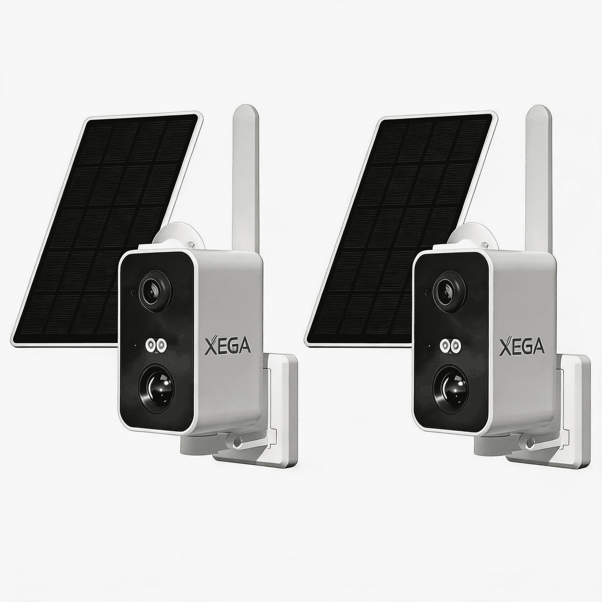 Xega Cámara de vigilancia 4G con tarjeta SIM, sin WiFi, cámara de vigilancia exterior, batería exterior de 10000 mAh, detección de movimiento PIR, visión nocturna de 3 MP, audio de 2 vías, alarma de